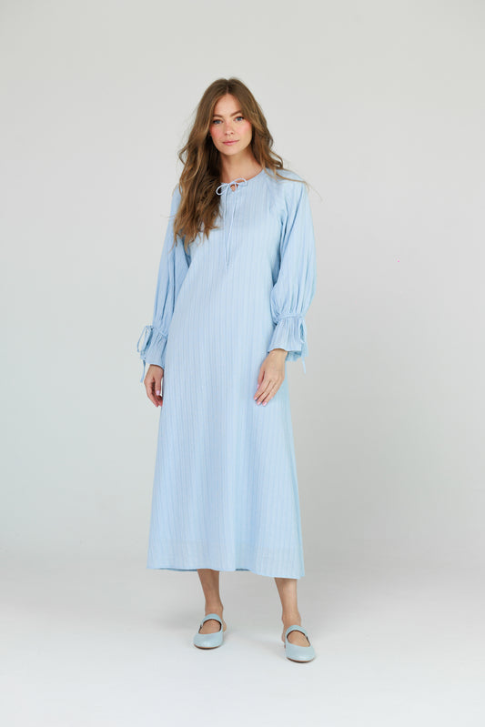 Linear Cotton Maxi