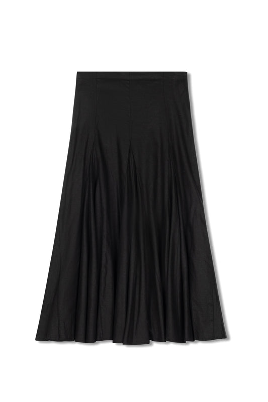 Point Linen Gore Skirt