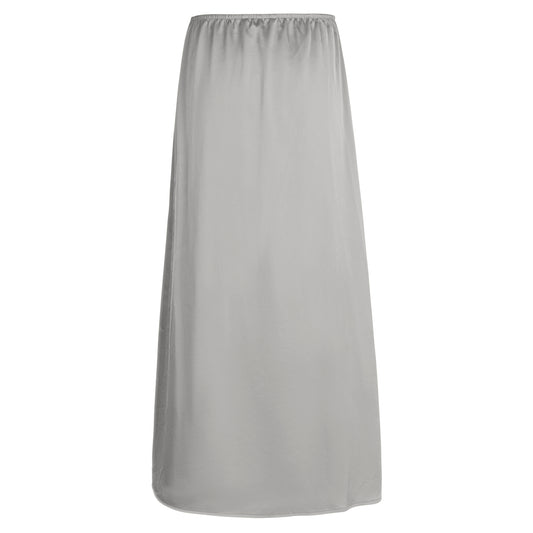 Point Satin A-Line Skirt