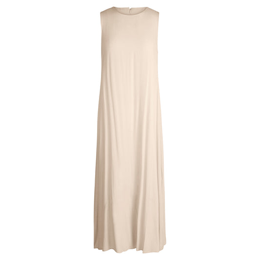 Point Georgette Crew A-line Dress