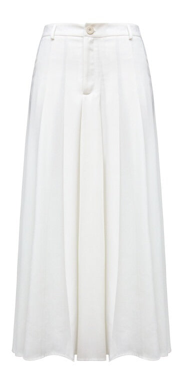 Box Pleat Maxi Skirt