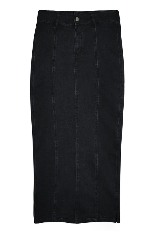 Stretch Denim Skirt