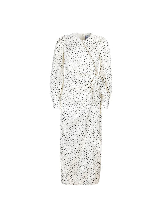 Dot Wrap Dress