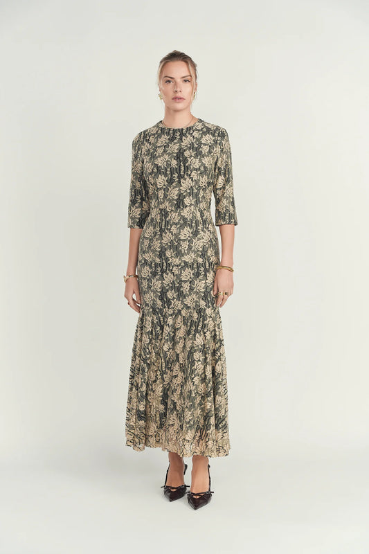 Lace Cascade Maxi