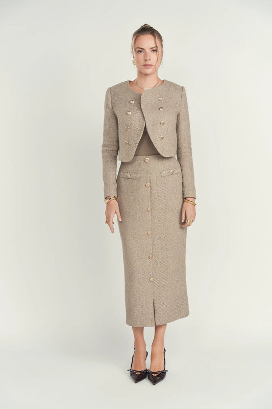 Column Tweed Jacket