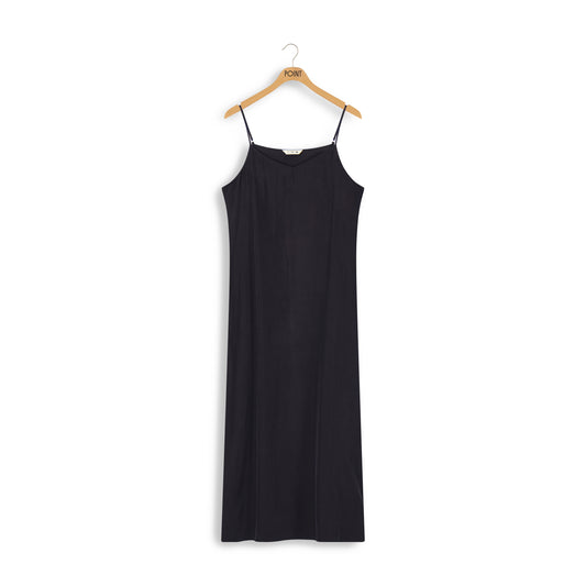 Sueded A-line Slip Dress