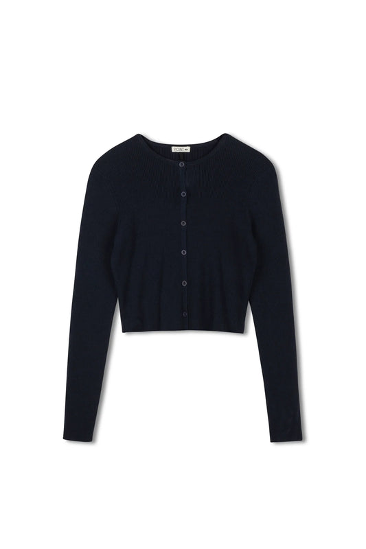 Knit Cropped Cardi FW25