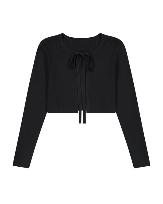 Knit Tie Bolero