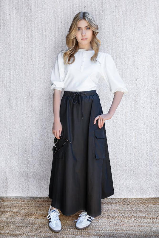 Gathered Circle Skirt