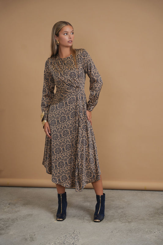Side Draped Dress